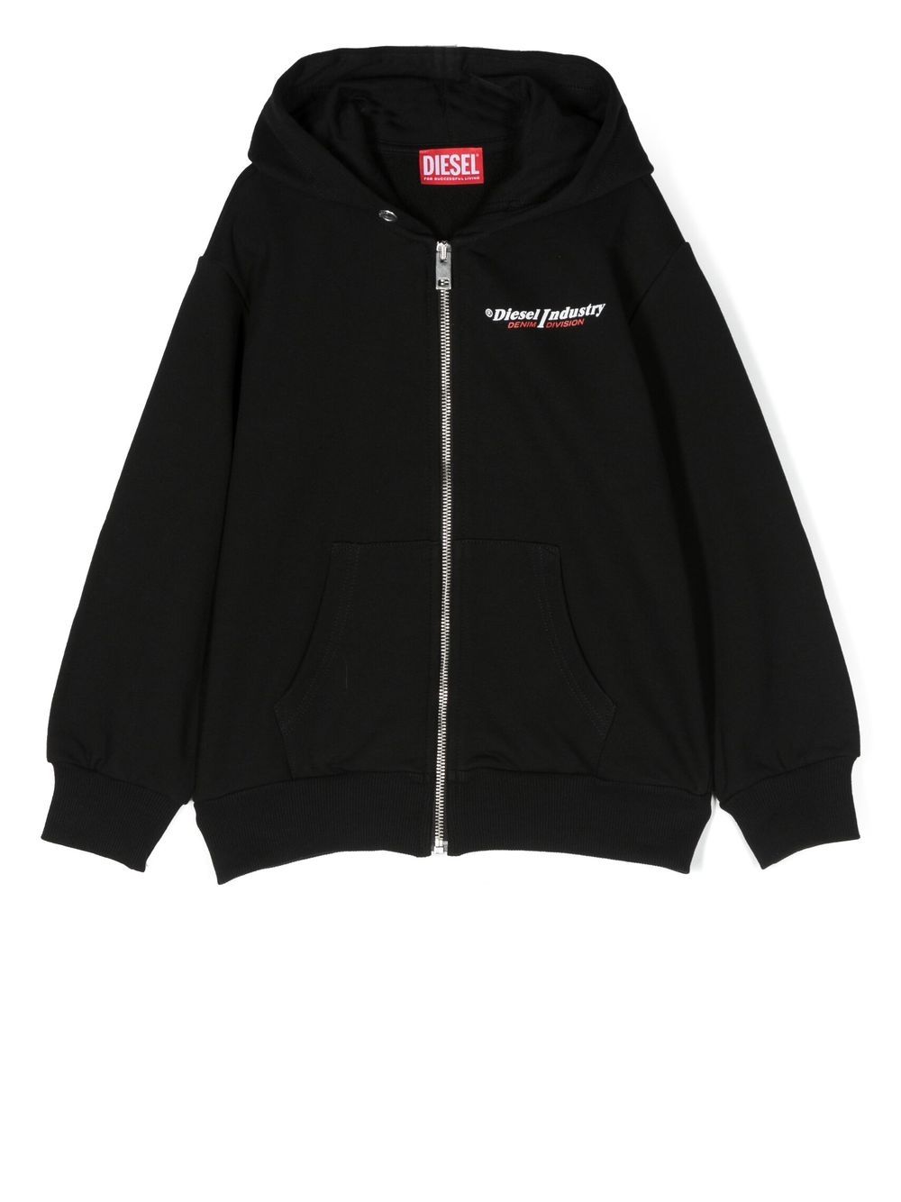 Diesel Kids Hoodie mit Logo-Print - Schwarz von Diesel Kids