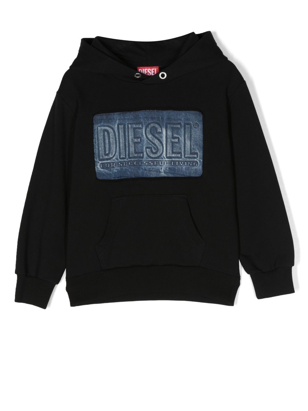 Diesel Kids Hoodie mit Logo-Print - Schwarz von Diesel Kids