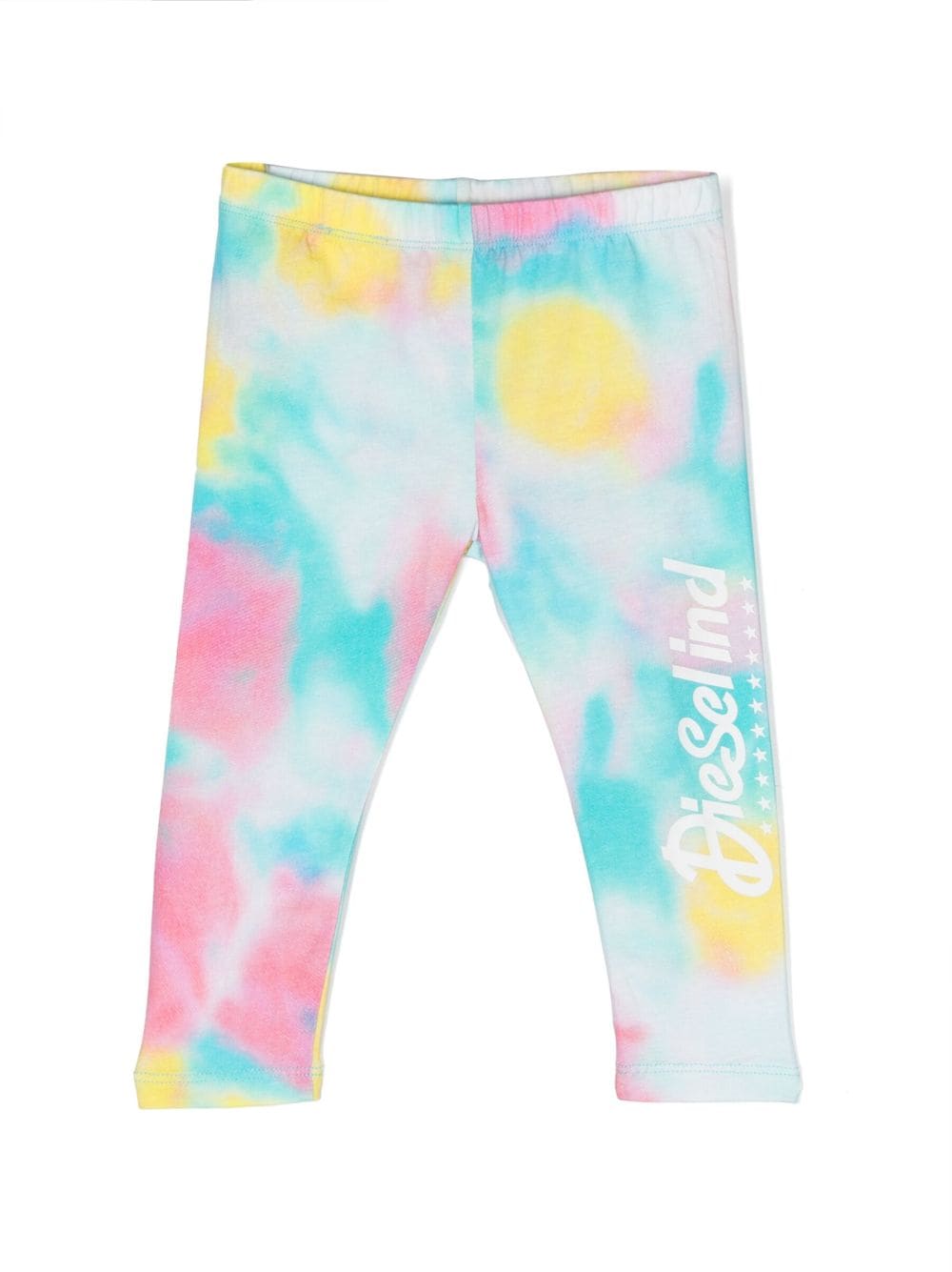 Diesel Kids Leggings mit Batikmuster - Rosa von Diesel Kids