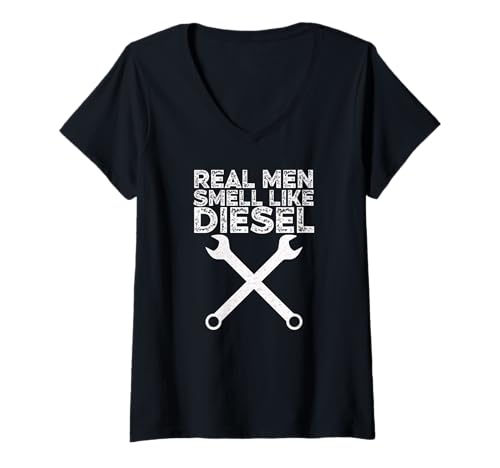 Damen Diesel Truck T-Shirt – Diesel Fuel Trucker Mechaniker Shirt T-Shirt mit V-Ausschnitt Damen Diesel Truck T-Shirt – Diesel Fuel Trucker Mechaniker Shirt T-Shirt mit V-Ausschnitt von Diesel Truck Owner Shirts for Men