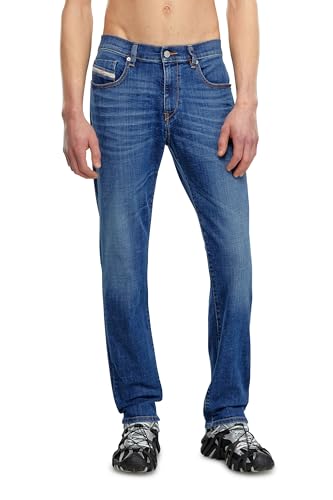 DIESEL_2019 D-STRUKT_Pants_Blau_29 Lang von Diesel