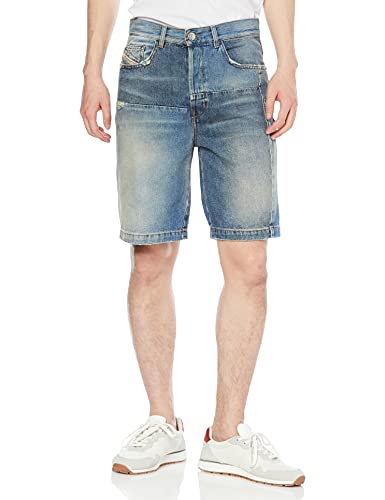 DIESEL D-Macs Herren-Shorts, Blau, blau, 34 von Diesel