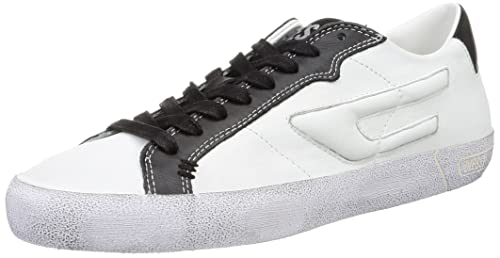 DIESEL Herren Leroji Sneakers, White/Black-H1527 Low, 36 EU von Diesel