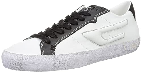 DIESEL Herren Leroji Sneakers, White/Black-H1527 Low, 43 EU von Diesel