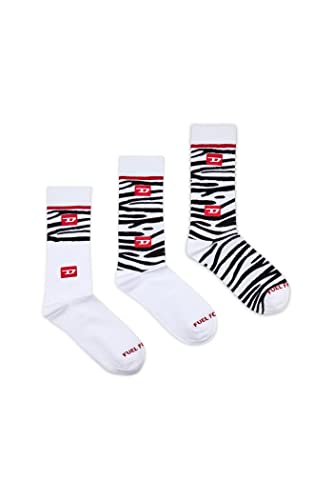 DIESEL Herren Skm-ray-threepack socken, E6647-0KJAX, S (3er Pack) von Diesel