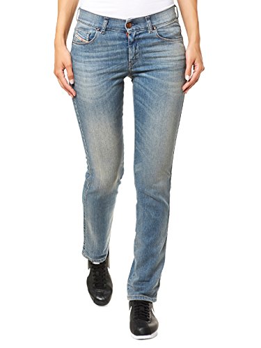 DIESEL Sandy 0675D Regular Slim-Straight Jeans 26/32 dunkelblau von Diesel