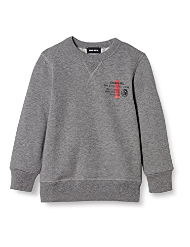 DIESEL Swillyz Felpa Sweatshirt für Jungen, Grau, grau, 10 Jahre von Diesel