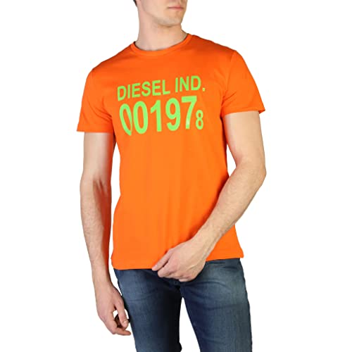 Diesel, T-Diego-001978 T-Shirt, Orange, DSL_00SASA 0AAXJ 38L - L von Diesel