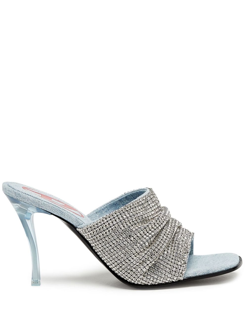 Diesel Mules mit Strass - Blau von Diesel