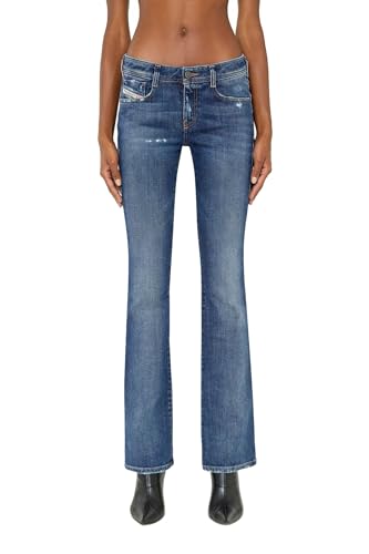 Diesel 1969 D-Ebbey 09E45 Damen Jeans Bootcut (DE/NL/SE/PL, Bundweite & Schrittlänge, 24, 30, Blau) von Diesel