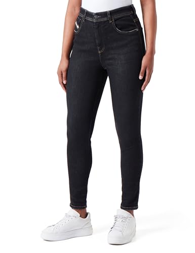 Diesel_1984 SLANDY-HIGH_Pants_Farbe: Schwarz_33 Kurz von Diesel