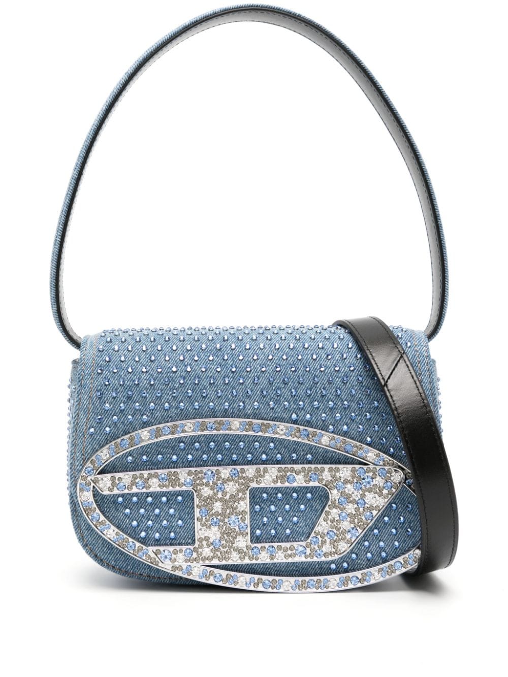 Diesel 1DR Schultertasche im Jeans-Look - Blau von Diesel