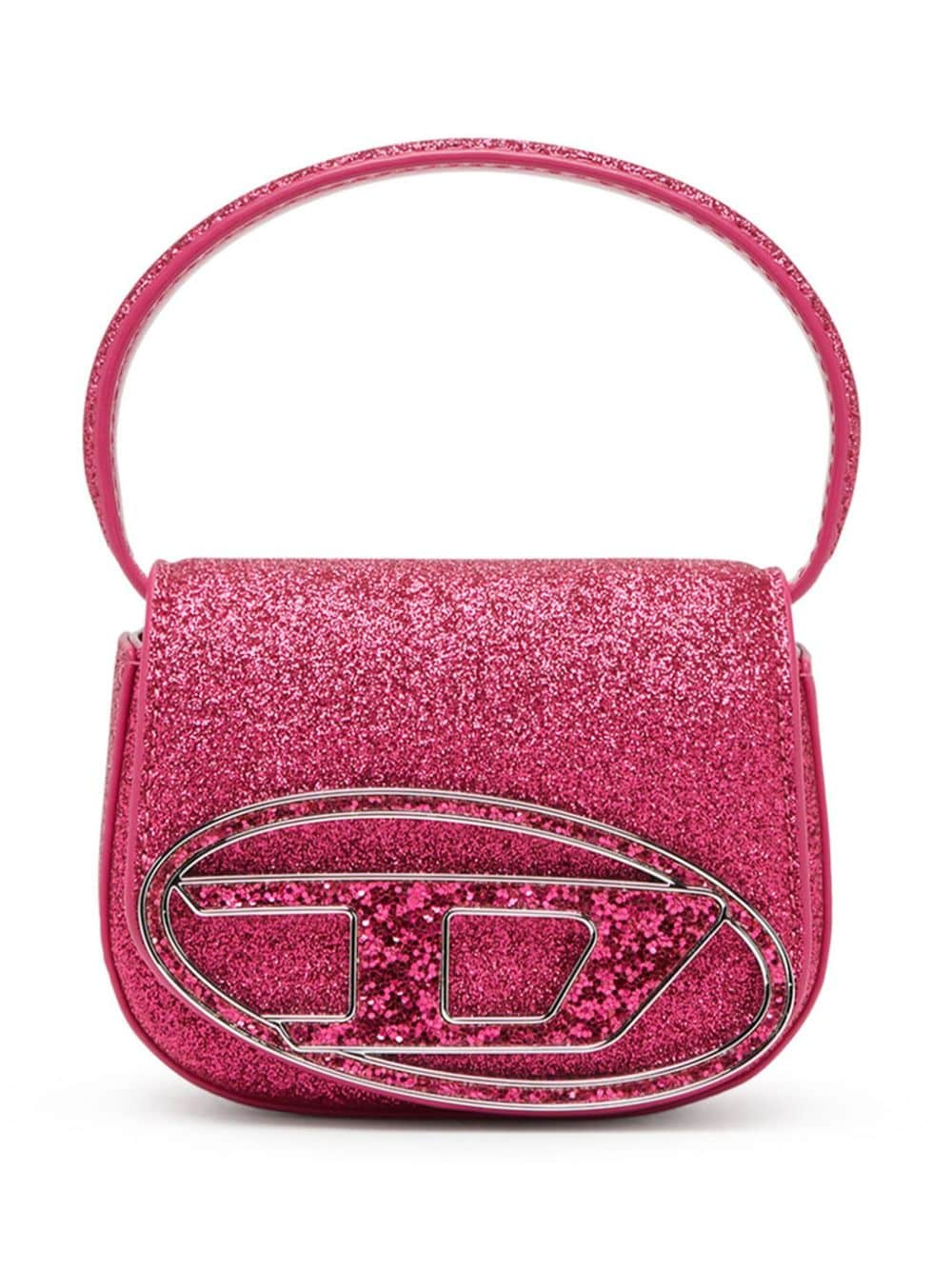 Diesel 1Dr Handtasche mit Logo-Schild - Rosa von Diesel