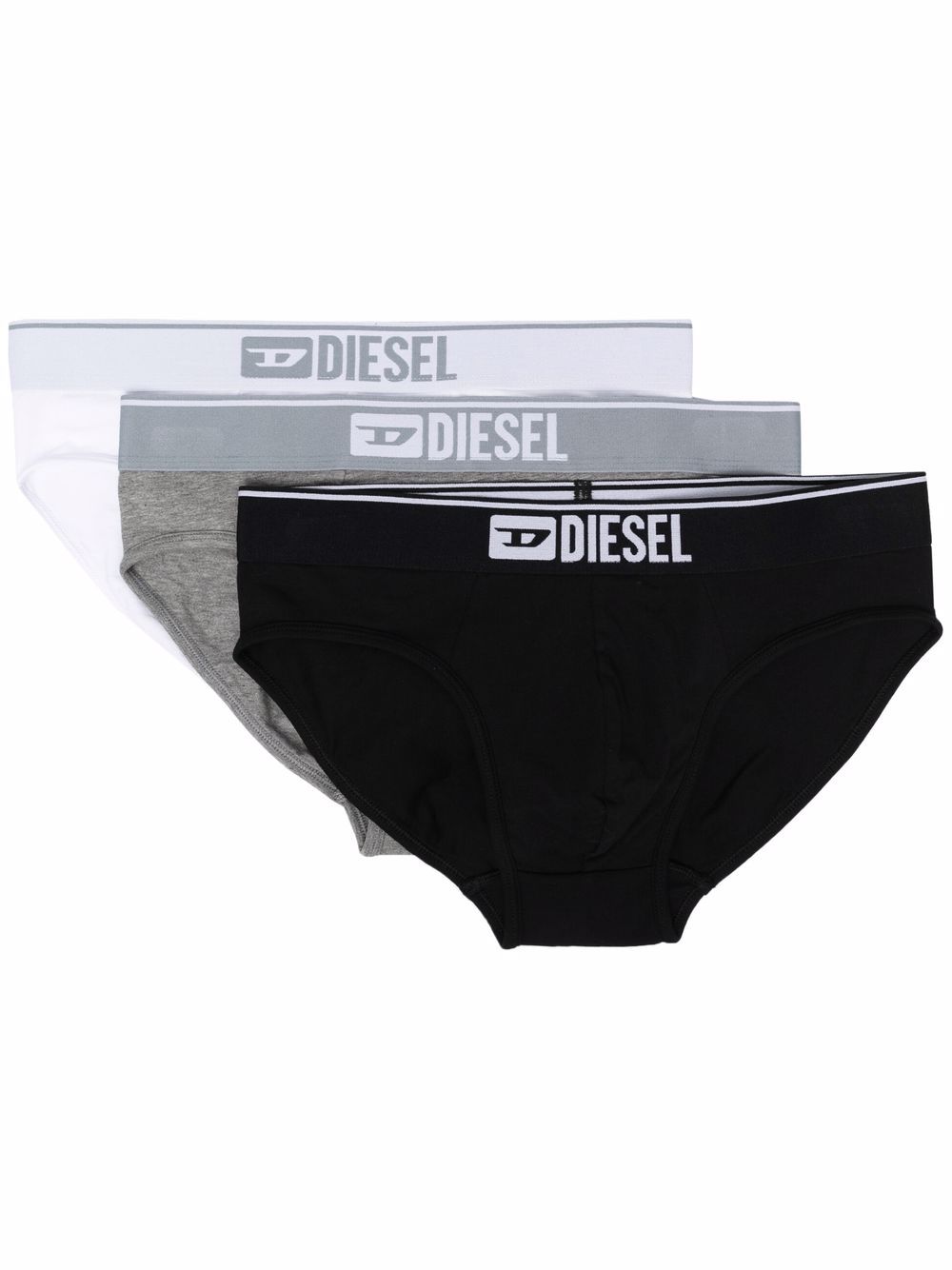 Diesel 3er-Set Slips - Grau von Diesel