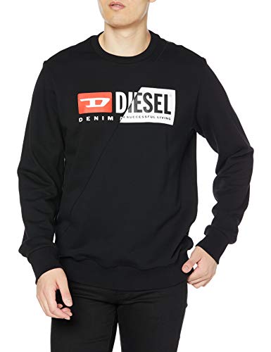 Diesel A00349 0IAJH S-GIRK-CUTY Sweater Herren Black L von Diesel