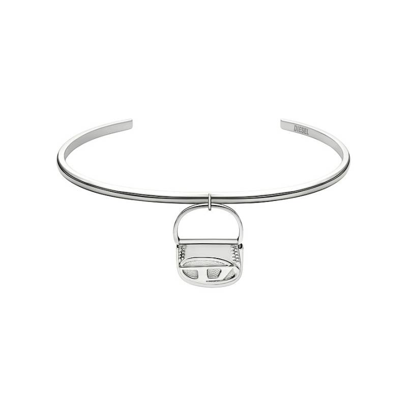 Diesel Armreif Oval D Logo DX1621040 Edelstahl von Diesel