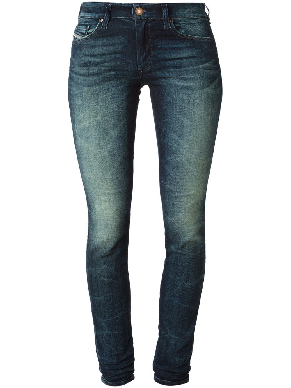 Diesel Ausgewaschene 'Doris' Skinny-Jeans - Blau von Diesel