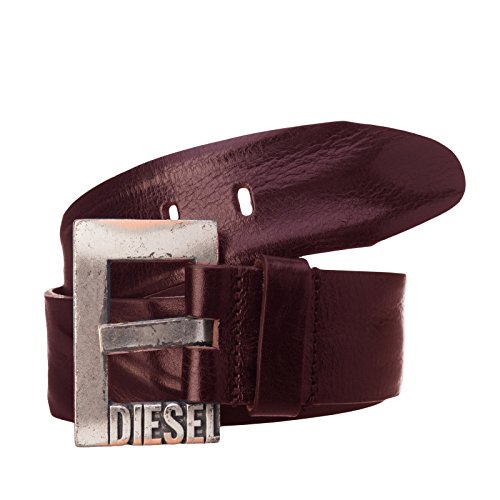 Diesel BIROC CINTURA Belt Gürtel DAMEN Echtleder (Braun, 75 cm) von Diesel