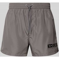 Diesel Badehose mit Label-Print Modell 'KEN' in Dunkelgrau, Größe XXL von Diesel