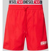 Diesel Badehose mit elastischem Bund Modell 'VISPER' in Rot, Größe XXL von Diesel