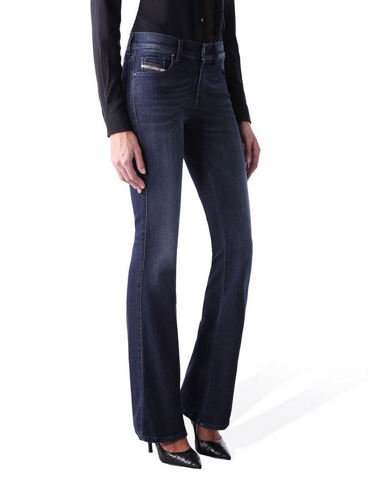 Diesel Bootcut-Jeans Diesel Sandy-B 0814W Stretch Damen Jeans Hose Slim Bootcut von Diesel