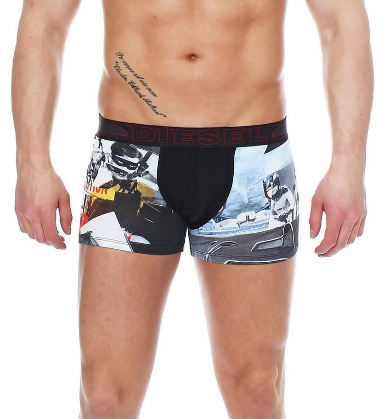 Diesel Boxershorts Diesel Herren Boxershorts Batman Kollektion Logoschriftzug am Bund mit Logoschriftzug am Wäschebund von Diesel