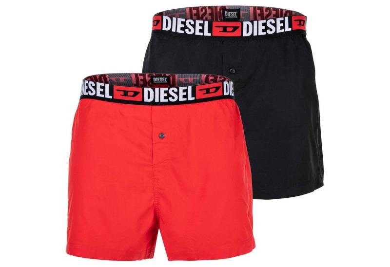 Diesel Boxershorts Herren Web-Boxershorts 2er Pack Baumwolle (Packung, 2er Pack) von Diesel
