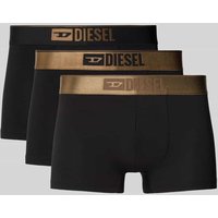 Diesel Boxershorts mit elastischem Logo-Bund Modell 'DAMIEN' im 3er-Pack in Black, Größe XL von Diesel