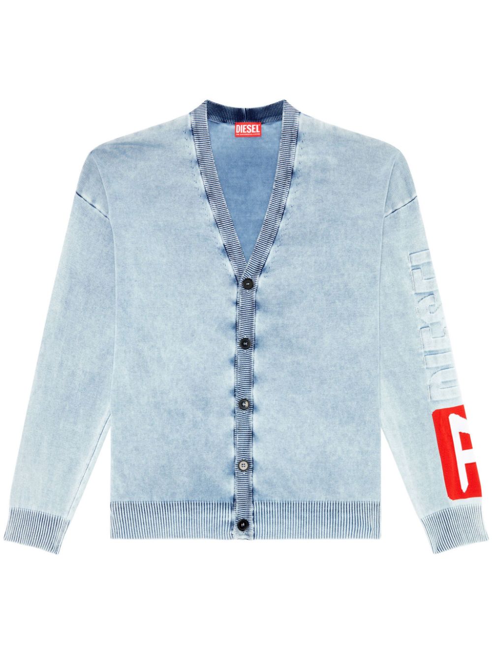 Diesel Cardigan mit K-Zeno-Effekt - Blau von Diesel