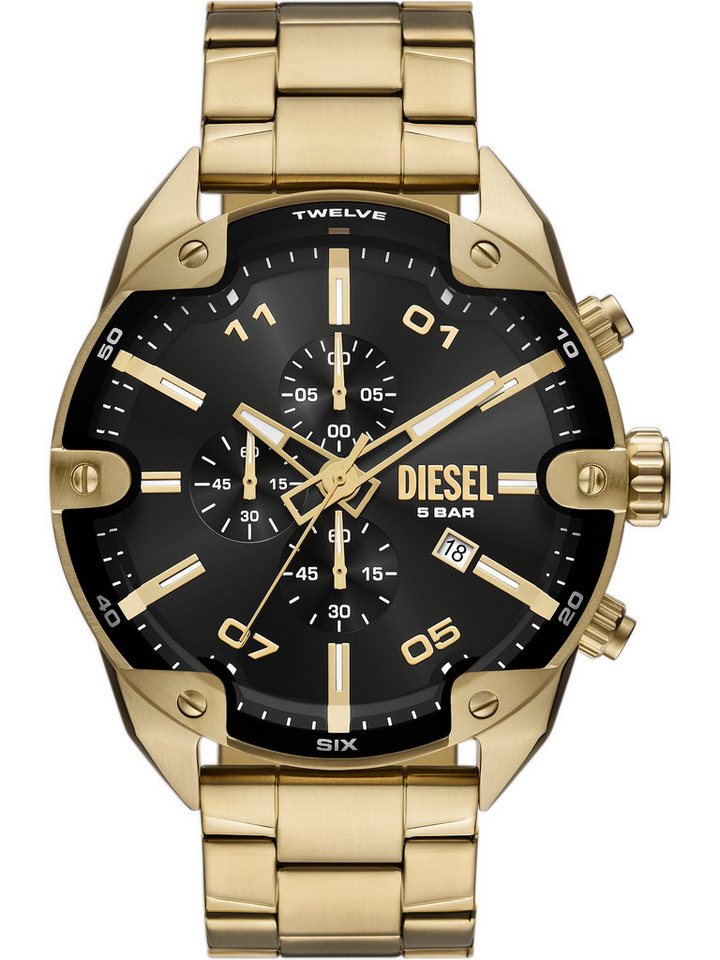 Diesel Chronograph Diesel Herren-Uhren Analog Quarz, Klassikuhr von Diesel