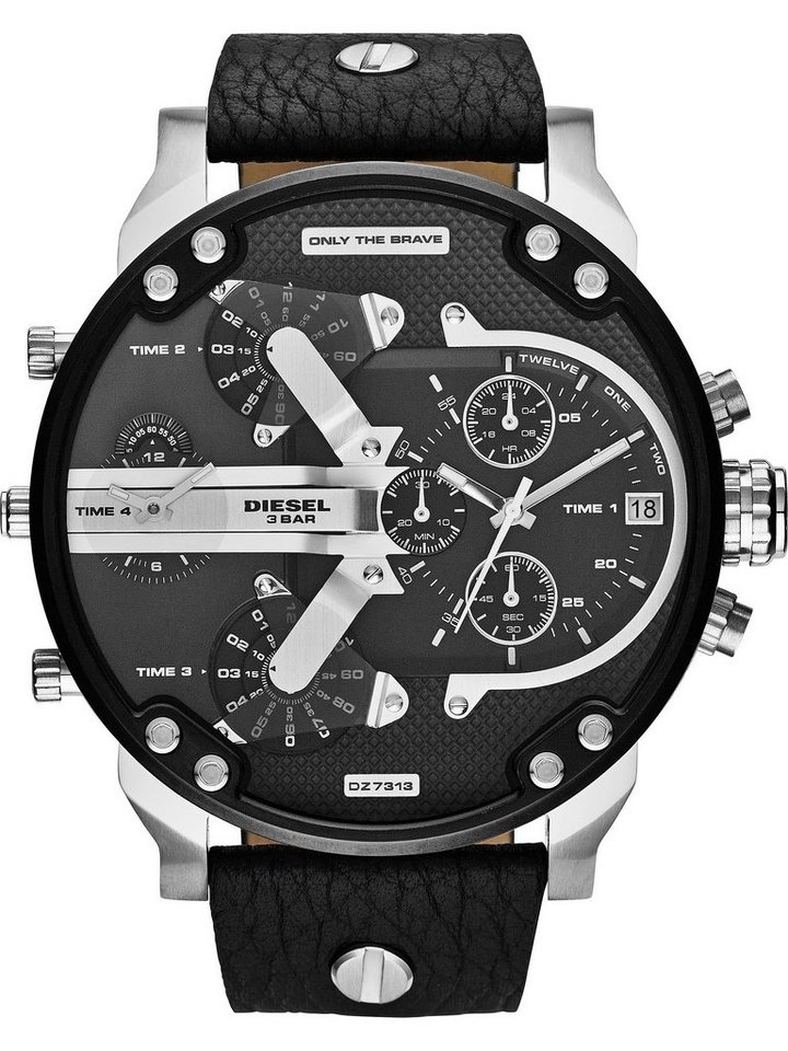 Diesel Chronograph Diesel Herren-Uhren Analog Quarz von Diesel