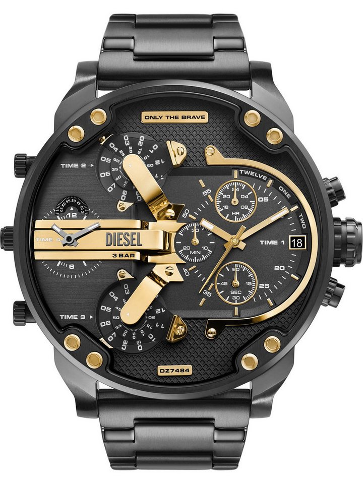 Diesel Chronograph Diesel Herren-Uhren Analog Quarz von Diesel