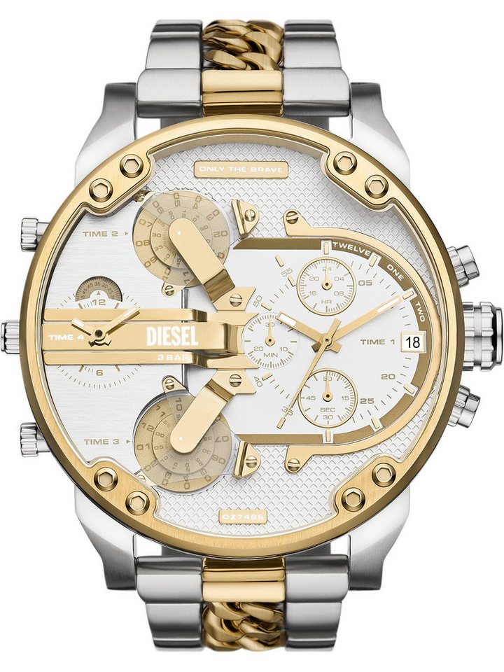 Diesel Chronograph Diesel Herren-Uhren Analog Quarz von Diesel