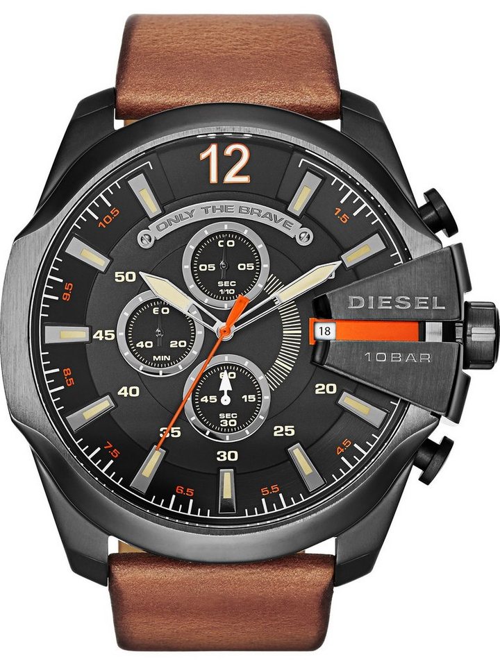 Diesel Chronograph Diesel Herren-Uhren Analog Quarz von Diesel
