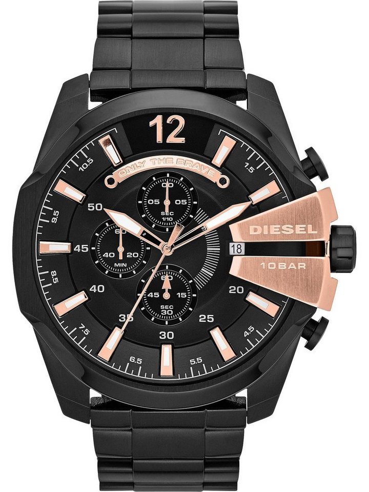Diesel Chronograph Diesel Herren-Uhren Analog Quarz von Diesel