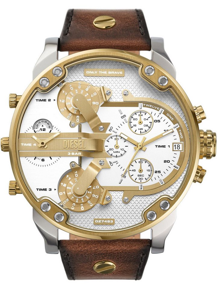 Diesel Chronograph Diesel Herren-Uhren Analog Quarz von Diesel