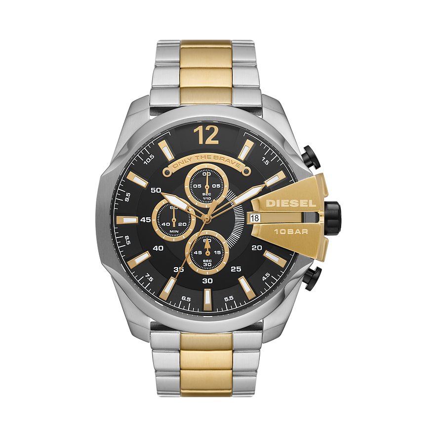 Diesel Chronograph Mega Chief DZ4581 Edelstahl von Diesel