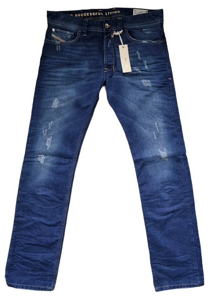 Diesel Comfort-fit-Jeans Safado X - R (Blau, Used Look) Regular Slim Straight von Diesel