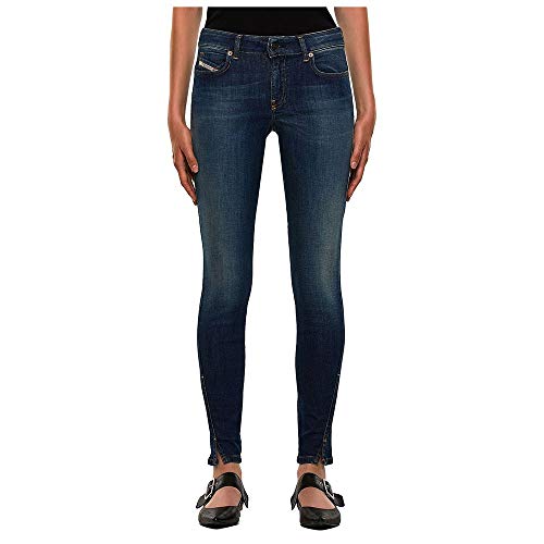 Diesel D-Jevel Damen Jeans, Größen:24W / 32L, Farbe:Blau von Diesel