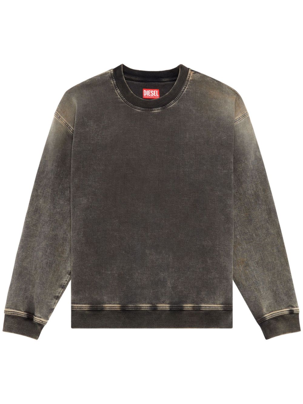 Diesel D-Krib Sweatshirt mit Logo-Stickerei - Grau von Diesel