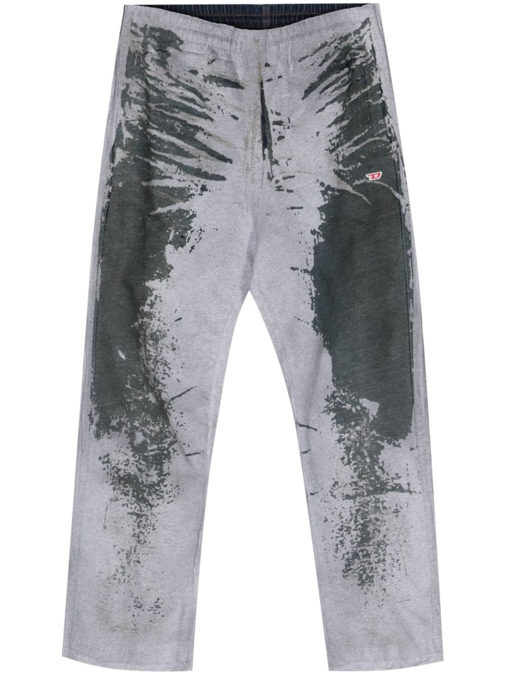 Diesel D-Lab Track Straight-Leg-Jeans - Grau von Diesel