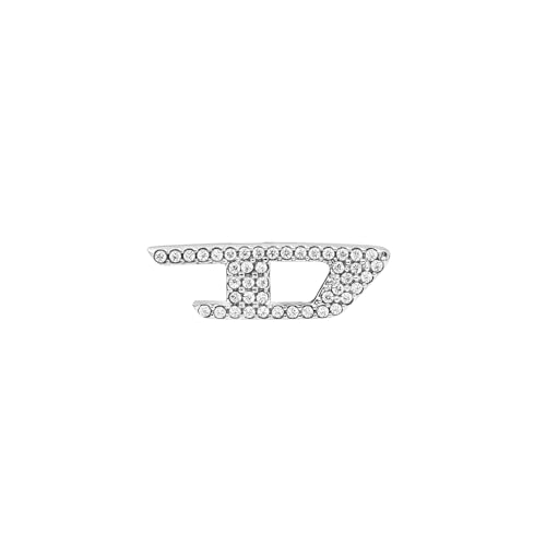 Diesel D Logo Herren Silber-Ton Edelstahl Ohrringe, DX1630040 Diesel D Logo Herren Silber-Ton Edelstahl Ohrringe, DX1630040 von Diesel