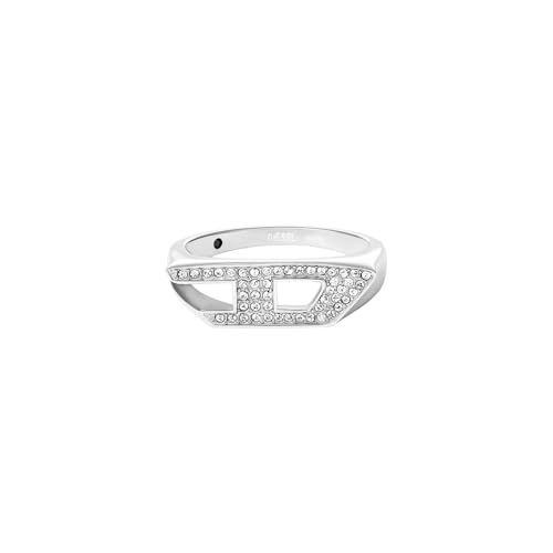 Diesel D Logo Herren Silber-Ton Edelstahl Ring, DX16290405.5 Diesel D Logo Herren Silber-Ton Edelstahl Ring, DX16290405.5 von Diesel