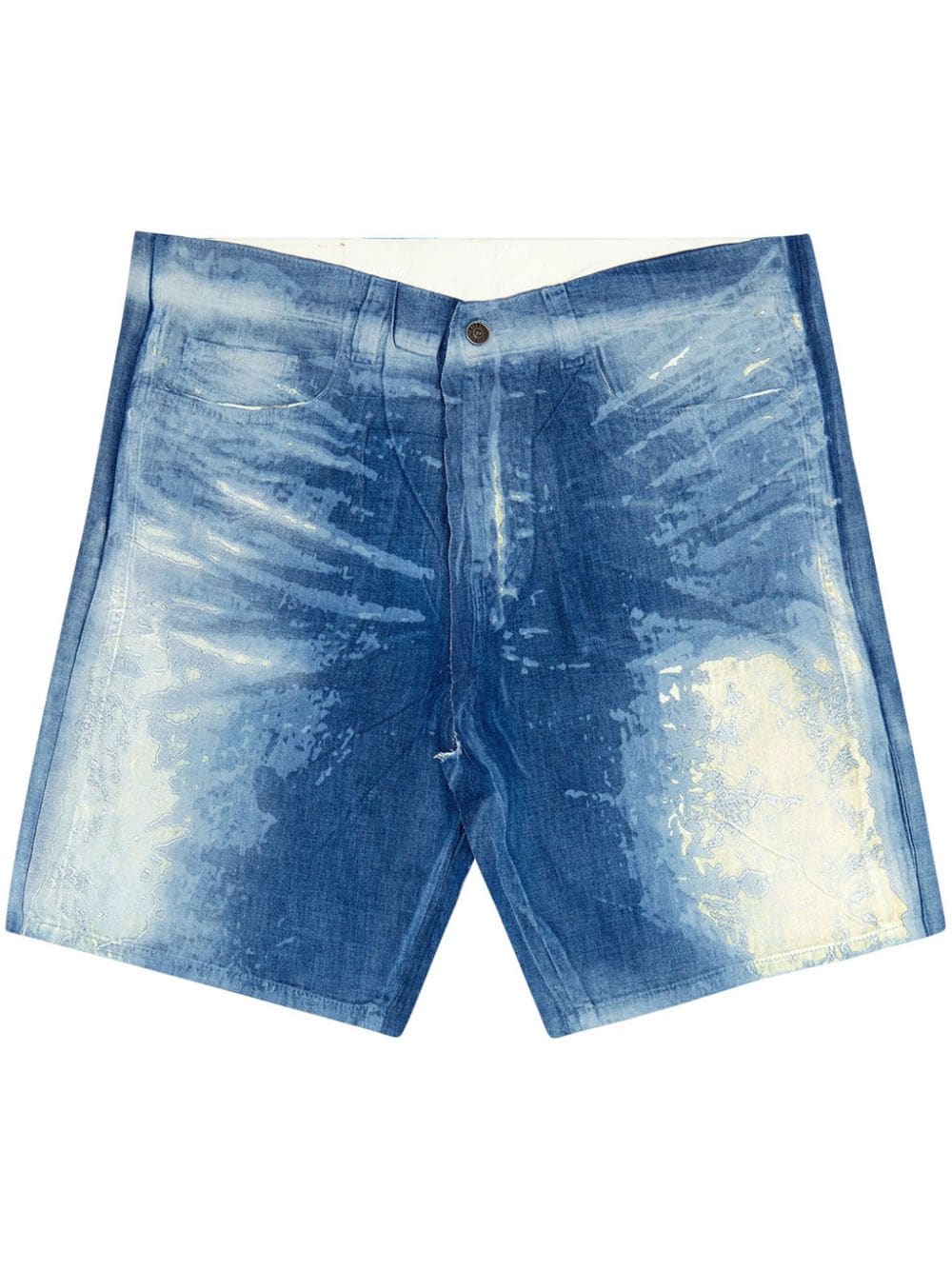 Diesel D-Shorty-Fse Shorts im Lagen-Look - Blau von Diesel