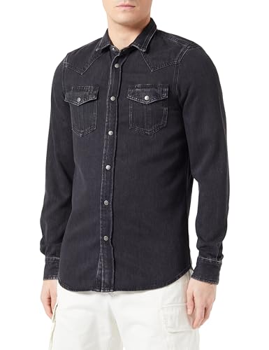 Diesel_D-Vega Camicia_Apparel_Belt_Schwarz_M von Diesel