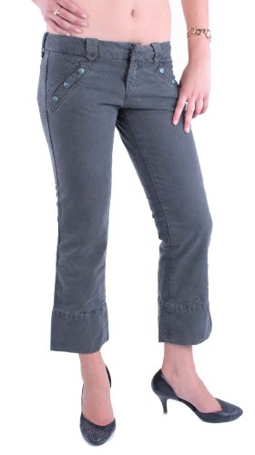 Diesel Damen 7/8 Hose Capri Jeans Petinys Grau #7 (W30) von Diesel