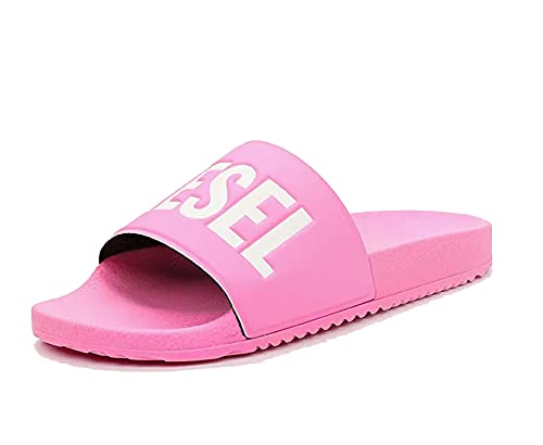 Diesel Damen Badeschuhe Pantoletten ICON Freestyle W R Slide (Fluo Pink/White, Numeric_42) von Diesel