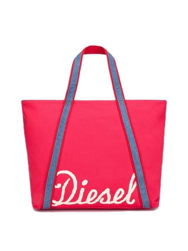 Diesel Damen Canvas JP Bag Shopper Tasche (Rot) von Diesel