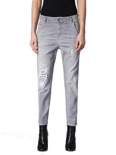 Diesel Damen FAYZA-EVO Trousers Boyfriend Jeans, Grau (Grau 07), (28/32) von Diesel
