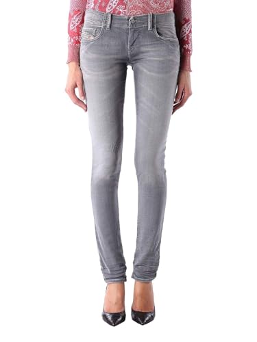 Diesel Damen Grupee-NE 0830Q JoggJeans (23W, Grau) von Diesel